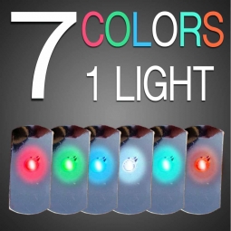 Flat Accent 7-Color Button Strobe Body Lights