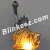 Statue Of Liberty Flashing LED Blinky Pin