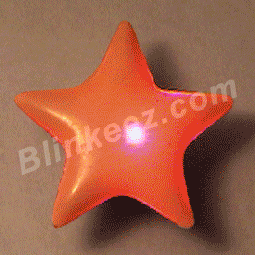 Aurora Star  Flashing LED Body Light Blinking Pin