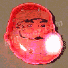 Classic Santa  Flashing LED Christmas Blinky Pin