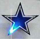 Dallas Cowboys NFL Flashing Pin/Pendant Necklace