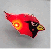 Arizona Cardinals NFL Flashing Pin/Pendant Necklace