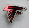 �Atlanta Falcons NFL Flashing Pin/Pendant Necklace
