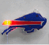 �Buffalo Bills NFL Flashing Pin/Pendant Necklace