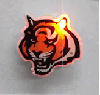 �Cincinnati Bengals NFL Flashing Pin/Pendant Necklace