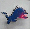 �Detroit Lions  NFL Flashing Pin/Pendant Necklace