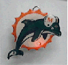 �Miami Dolphins NFL Flashing Pin/Pendant Necklace