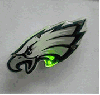 �Philadelphia Eagles NFL Flashing Pin/Pendant Necklace
