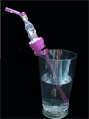 Flashing LED Light Up Drinking Straw