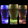 Large Flashing LED Light-Up Coke Glass (24 oz)
