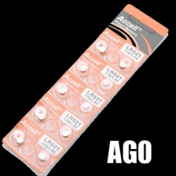 AG0 Alkaline Button Cell Battery (10 BATTERIES-CARDED)