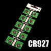 "CR927 Lithium Cell Button Battery (10-PC Carded) {AKA: AG7 395A SR927SW 395A, BR927,LM927,927}"