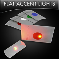 Flat Accent 2-Color Button Strobe Body Lights