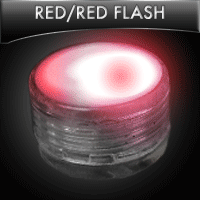 Red-Red Round Flashing Body Lights with Magnet