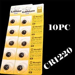 CR1220 Lithium Cell Button Battery (5-PC Carded)
