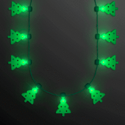 Christmas JUMBO TREE Light Strand Flashing Necklace