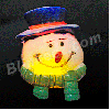 Flashing LED Christmas Ring Party Favors FUN! - Assorted Santa & Snowman (24 PCS)