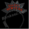Light Up LED Flashing Happy New Year Starburst Headbands