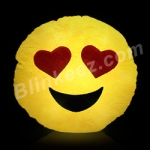 shifty eyes emoji pillow