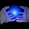 Flashing LED Gloves (aka Magic Mitts) - Solid Color (One Pair)
