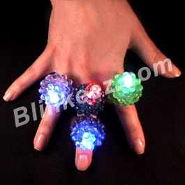 Soft Flashing LED Bubble Rings