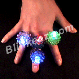 Soft Flashing LED Bubble Rings