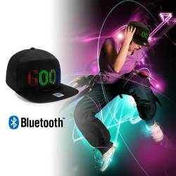 New! LED Programmable Message Hat (Larger Colorful Display)