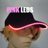 PINK LED HAT