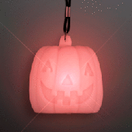 Color Change Pumpkin LED Necklace