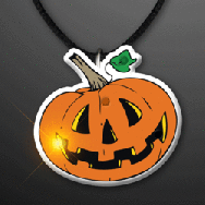Happy Pumpkin Halloween Flashing Body Light Necklace