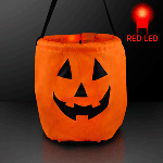 Light Up Pumpkin Trick-Or-Treat Halloween LED Bag