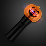 Pumpkin Fun Halloween LED Wand with Spinning Flashing Lights