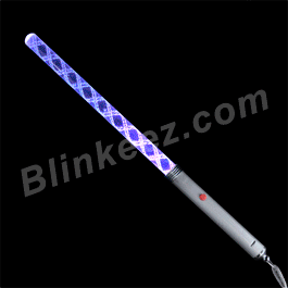 Spiral Light Up Flashing  Magic Wand w/Wrist Strap