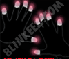 <font color="#00FF00">On Sale!</font> Black Flashing LED Gloves (RED-YELLOW-GREEN LEDs)