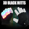 <img src=graphics/00000001/new-image2.gif> Flashing LED Black XO Finger Mitts with Light Up Fingers