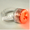 Jade / Red LightUp Flashing LED Blinking Rings (each)