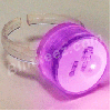 Purple / Purple LightUp Flashing LED Blinking Rings (each)