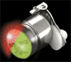 Red / White / Jade LightUp Flashing LED Blinking Rings (each)