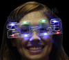 2013 Flashing LED LightUp Sunglasses (MultiColor LEDs)