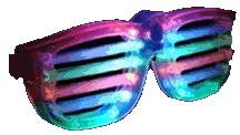 RockStar Flashing Sunglasses