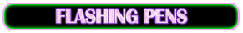 Flashing LED Pens