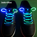 JADE-BLUE LED Light Up Flashing Shoelaces SALE!