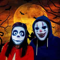 Shining Mask Halloween Mask LED  Mask