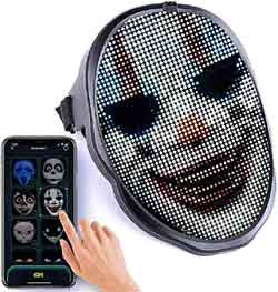Halloween Shining Mask -  Light Up Mask 