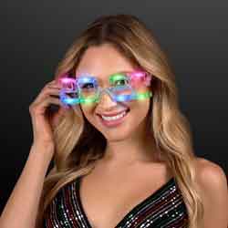 2022  Flashing LED Light Up Sunglasses Party Favor