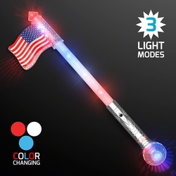 American Flag LED Jumbo Wand