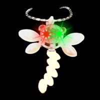 Flashing Necklace - Dragonfly Design